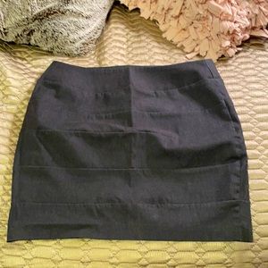 Gray Pencil Skirt (L)
